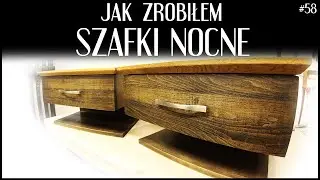 Jak zrobiłem szafki nocne z buku i dębu