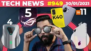 Mi 11 & Redmi K40 India Launch, ROG Phone 5 Specs, Black Shark 4🤯🔌,iPhone SE 3,YouTube Clips-#TTN949