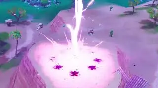FOOTAGE OF THE CUBE FORMING IN FORTNITE