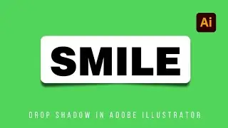 Create Drop Shadow in Adobe Illustrator | Illustrator Tutorial | Rizvi Graphic Designer #shortvideo