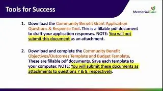 FY26 Community Benefit Grant Program Informational Video