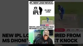 New Ipl logo is Inspired From Ms Dhoni`s Last Test knock ! #msdhoni