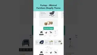 Minimal Furniture Shopify Theme #shopifythemes #ecommerce
