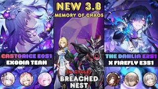 Castorice E0S1 Exodia team & The Dahlia E2S1 x Firefly E3S1 | New Memory Of Chaos 3.8 | Hsr 3.8