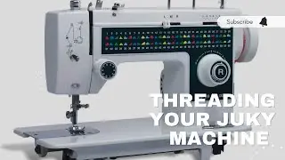 Tailoring 101: How to thread the bobbin and the jukky sewing machine (Jukky super deluxe).