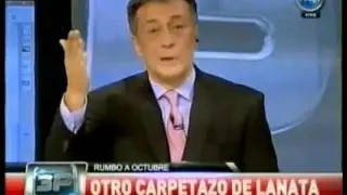 Gra&ntilde;a sobre Lanata  Gordo merquero hijo de puta