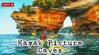 🚣&zwj;♂️KAYAKING Picture/Painted ROCKS💨 #picturerocks #munising #michigan #kayak #kayaking #paintedrocks