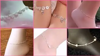 Silver Anklets Designs|| Latest Silver PayPal designs 2021 || Simple Anklet Payal Designs