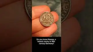 A Coin from a Historic German Duchy: 1859 Nassau 1 Kreuzer #coincollecting #history
