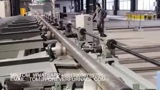 Thick wall steel pipe continuous heating furnace