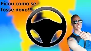 Restauração de volante desgastado. Simples e barato.