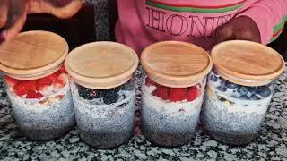 Quick Healthy Oat Chia Seeds Breakfast for weight loss 