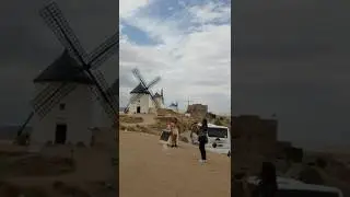 Windmills, La Mancha, Spain. Don Quijote.