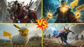 WHO WILL WIN? Wolverine vs Groot - Charizard & Spider-Man Team Up! UNEXPECTED TWIST!