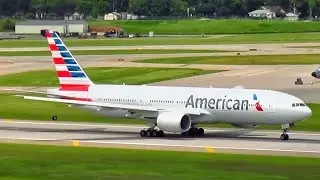*RARE* American Airlines B777-232(ER) [N785AN] Takeoff | Minneapolis/ St. Paul Intl&rsquo; Airport