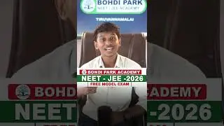 NEET-2026 Free Model Exam 🔥 Win ₹10,000 | Bohdi Park NEET Academy |  #jee2026 #neet2026 #neet #jee