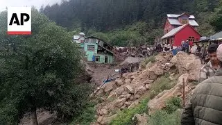 Flash floods in Indian-controlled Kashmir kill at least 56 people
