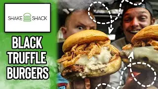Eating Shake Shack's *NEW* Black Truffle Sauce Burgers 🍔