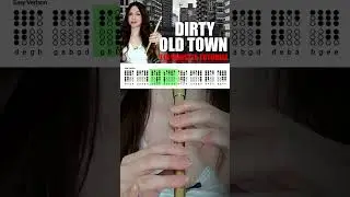 EASY TIN WHISTLE SONG FOR BEGINNERS - DIRTY OLD TOWN