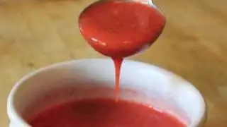 Fresh Strawberry Sauce Recipe for Ice Cream and Cheesecake - Foodwishes