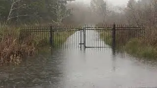 Minor flooding in Lincoln City, Siletz River rising