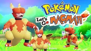 Pok&eacute;mon Let's Go Pikachu & Eevee - Magmar Only Run
