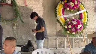 Aqui tocando la banda de alpoyecancingo en platanar festejando a lq virgen de guadalupe  