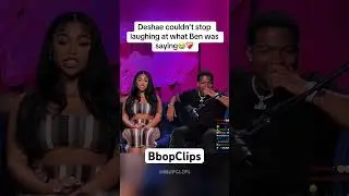 Deshae couldn&rsquo;t stop laughing at what Ben was saying😭 #funny
