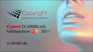 Canon iPF TZ 30000 mit Faltmaschine Estefold 3011