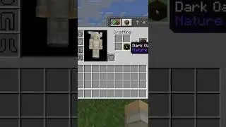 How To Make A Dark Oak Pressure Plate In Minecraft #Shorts