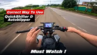 Correct Way To Use Quickshifter & AutoBlipper 🤯Explained Properly 😳| KTM Duke 390🔥