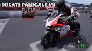 DUCATI Panigale V4 R-EM🔥2019🏁| 1 Full Race | Ultra Realistic Bike Racing 🏁🔥#bike #bikerace
