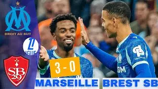 Marseille brille au V&eacute;lodrome ! OM 3-0 Brest  Gomes, Greenwood & Aubameyang en feu ! 🔵⚪