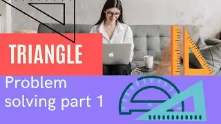 Solving the triangle questions | questions of geometry