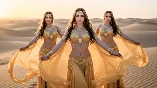 Golden Harvest Beats | Arabic Folk Dance Ignites the Fields! #trending #bellydance #AriseBangla