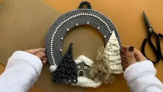 Here you are🤩Diy macrame Christmas wall hanging❄️🎄