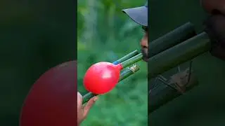 Balloone creations and two balloone slingshots #bamboo #Diy #slingshot #Bambooart