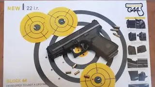 Glock 44 22lr. Chronograph Test & 25 Yard Shooting Range Test.Precision Hits #glock44