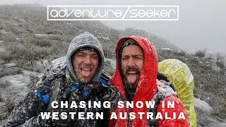 SNOW CAMPING in WESTERN AUSTRALIA! A RARE SNOW EVENT  south of PERTH...we got lost and soaked!
