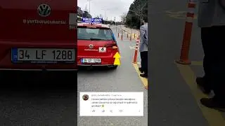 Direksiyon sınavında parktan &ccedil;ıkınca dururken sinyal vermemiz gerekir mi ? #ehliyet