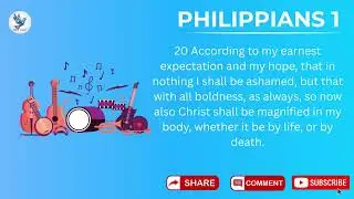 Music Bible | Philippians Chapter 1 KJV | Bible Tunes