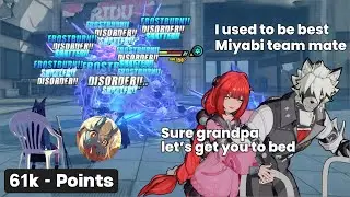 Yuzuha Make New Miyabi Best Team | 61K - M0R1 Miyabi Vs Notorious - Dead End Butcher