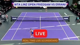 Friedsam Vs Errani LIVE Score UPDATE Today WTA Linz Open Tennis Game 08 Feb 2023