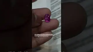 IGI Certified AAA+ Quality Pure Natural Old Burma Ruby Fantastic Luster Only Available In PAUL GEMS💎
