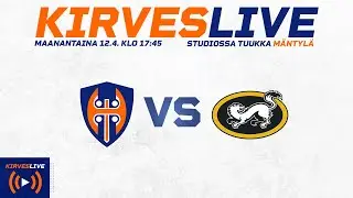 KirvesLive Tappara-K&auml;rp&auml;t 12.4.2021 | Studiossa Tuukka M&auml;ntyl&auml;