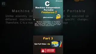 #portable  #features #simple  #CLanguage | #shortvideo #viral #rscodeclass  | #placement | #coding