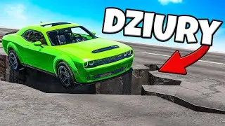 ❄️ AUTA KONTRA OGROMNY ZJAZD! NOWA MAPA!? | BeamNG Drive |
