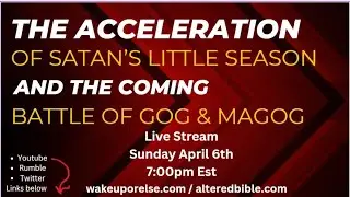 The acceleration of Satan's little season and the coming battle of Gog and Magog