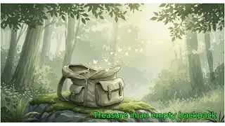Treasure in an empty backpack