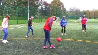 Karen's bubbleBall and Goggle football hen party in Belfast